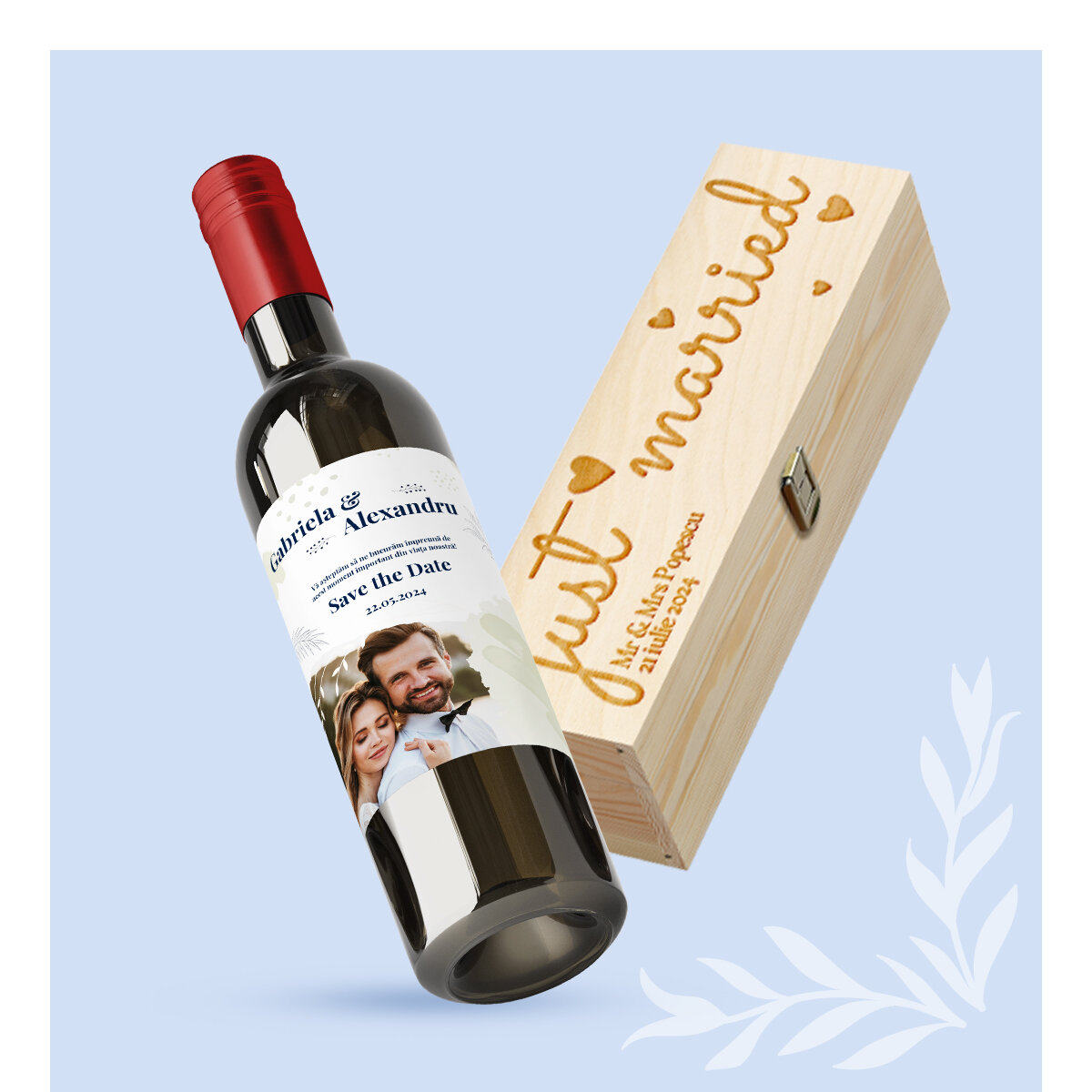 Borok és borosdobozok esküvőkhöz