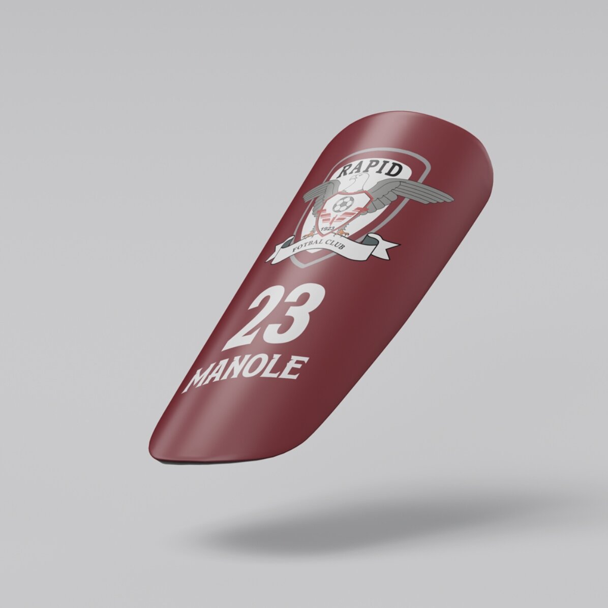 Apărători de fotbal FC Rapid personalizate cu logo și text 