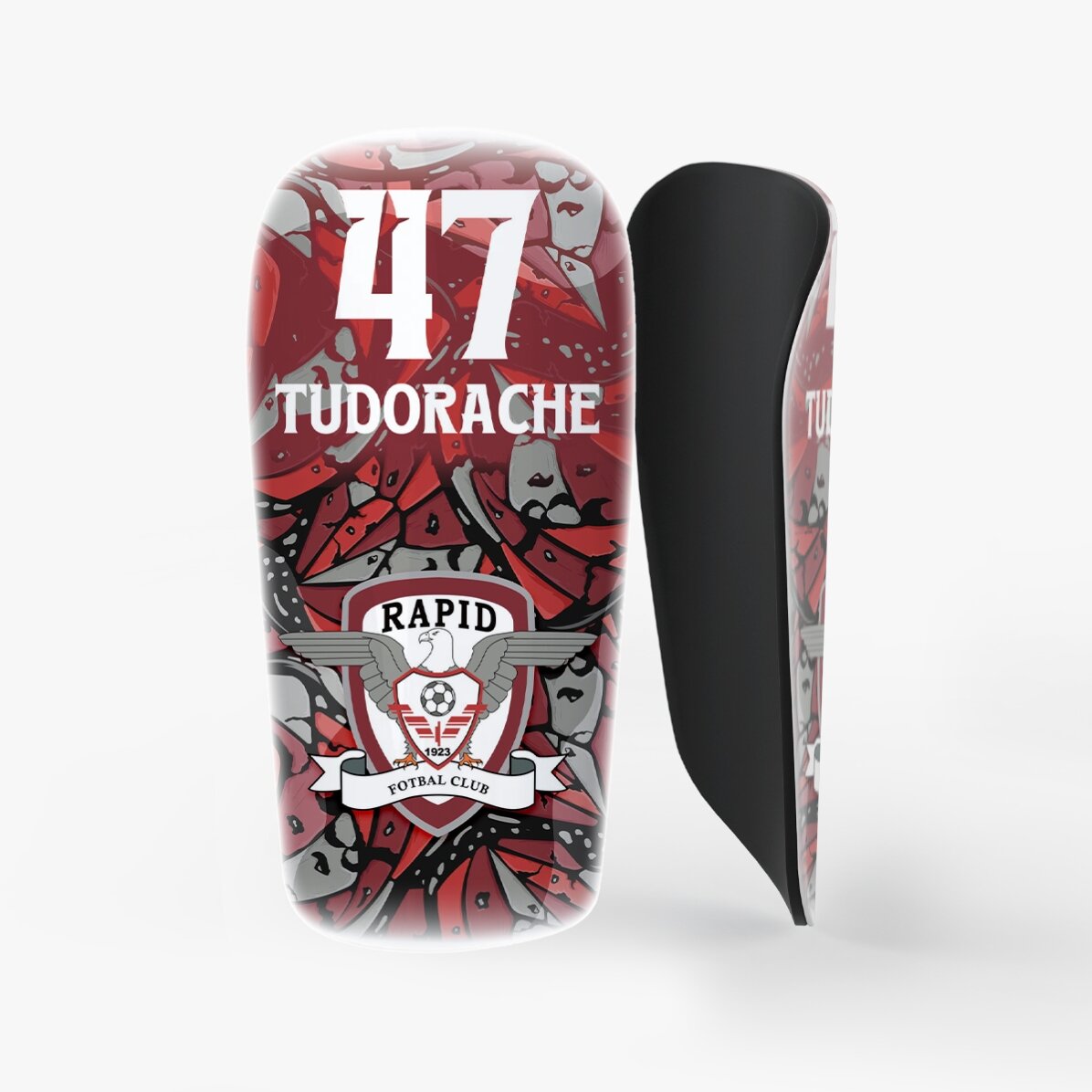 FC Rapid futballvédők személyre szabott szöveggel - Stone