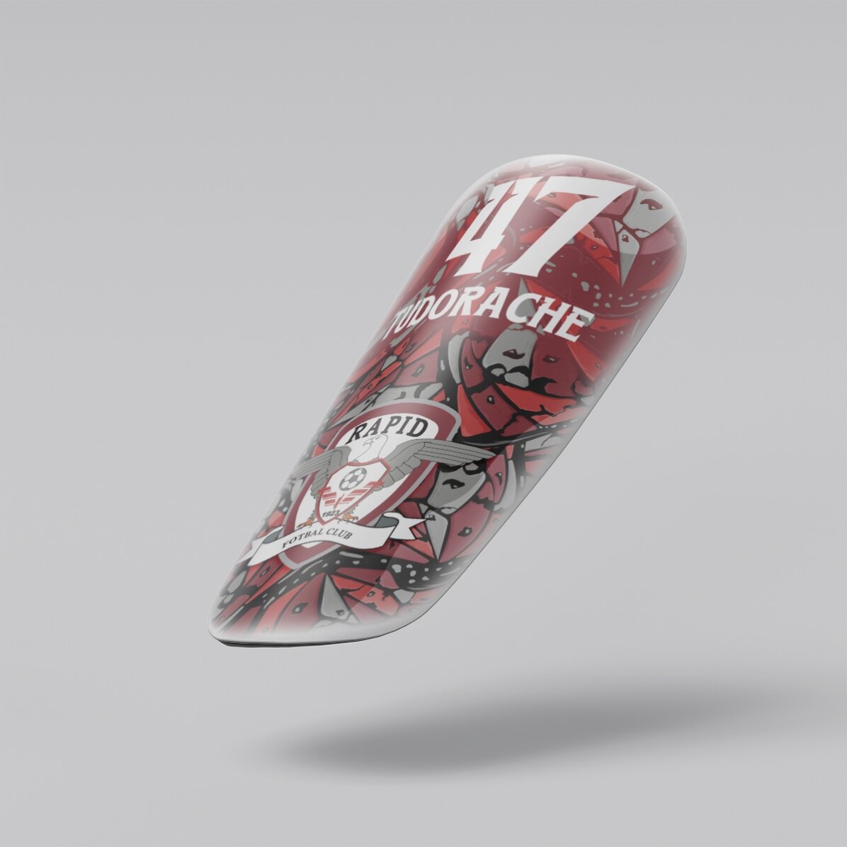 FC Rapid futballvédők személyre szabott szöveggel - Stone