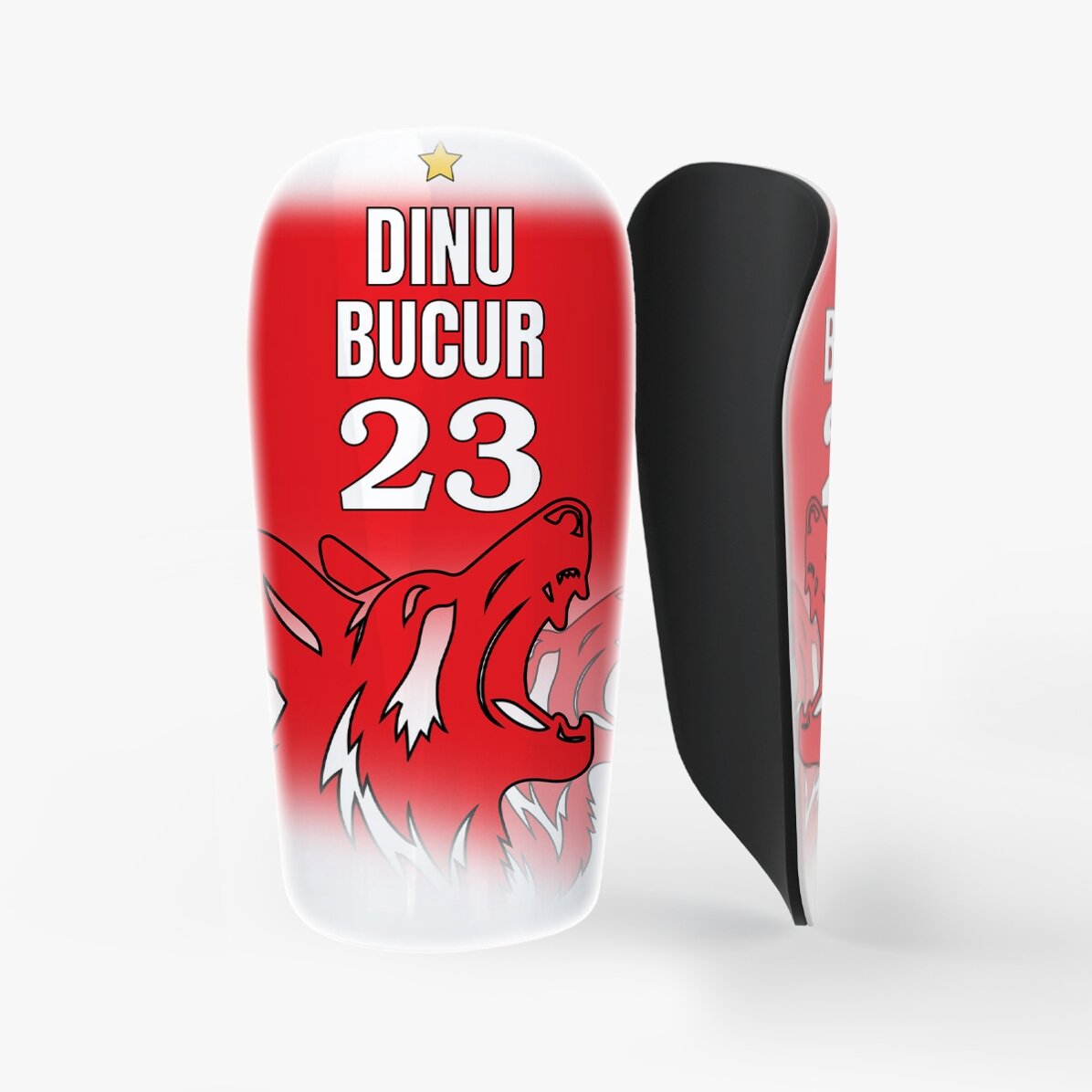 Személyre szabott futballmezek szöveggel - Piros és fehér