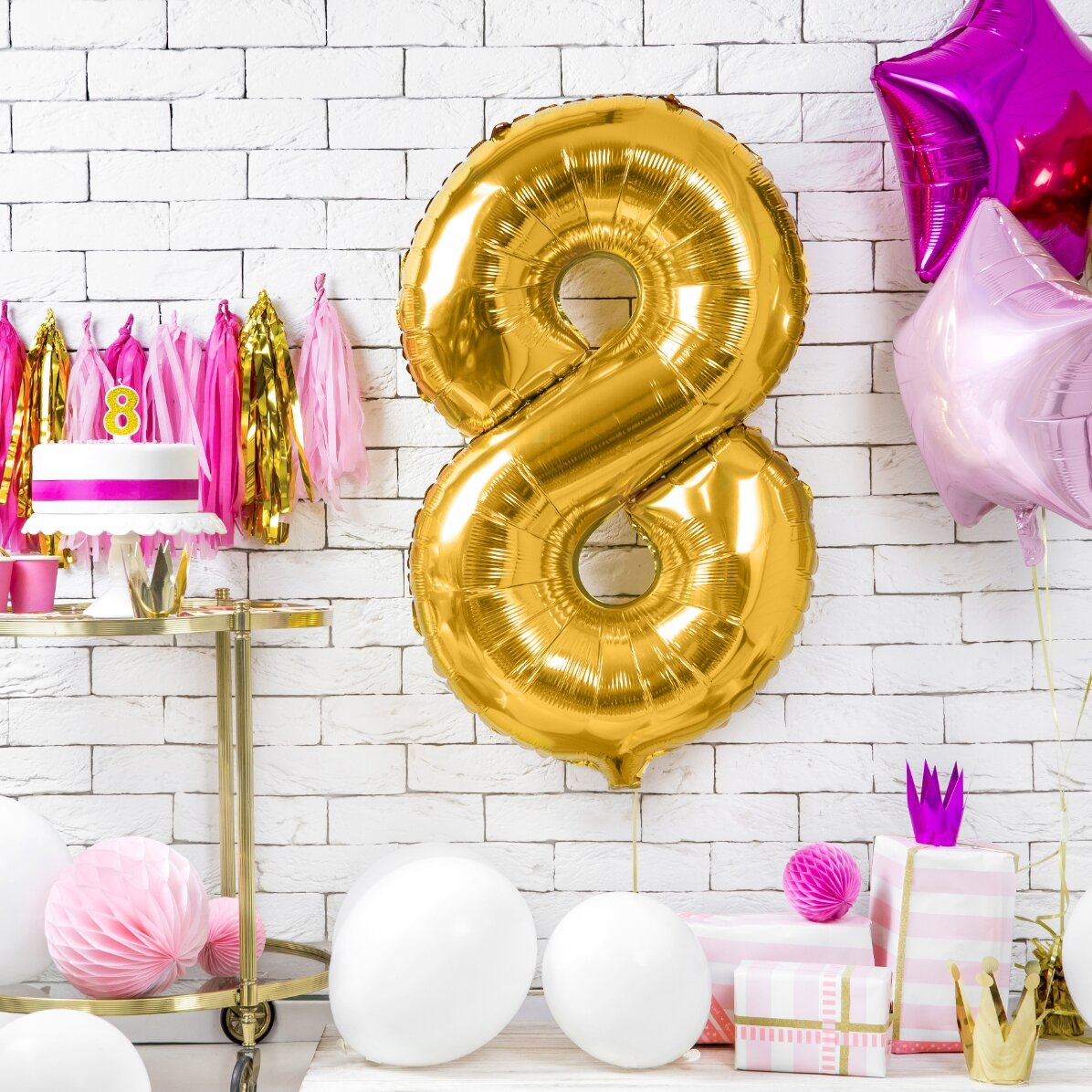 Baloane - Cifre aurii 86cm