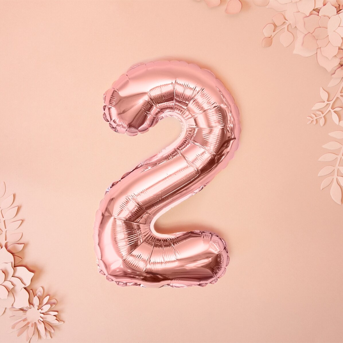 Baloane - Cifre roze 35cm