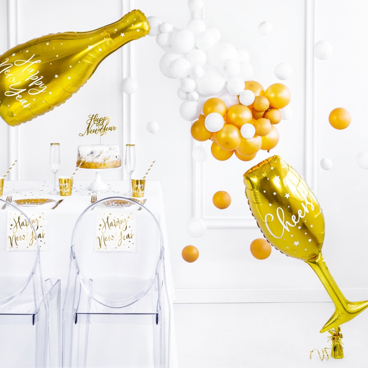 Balon - Happy New Year bottle