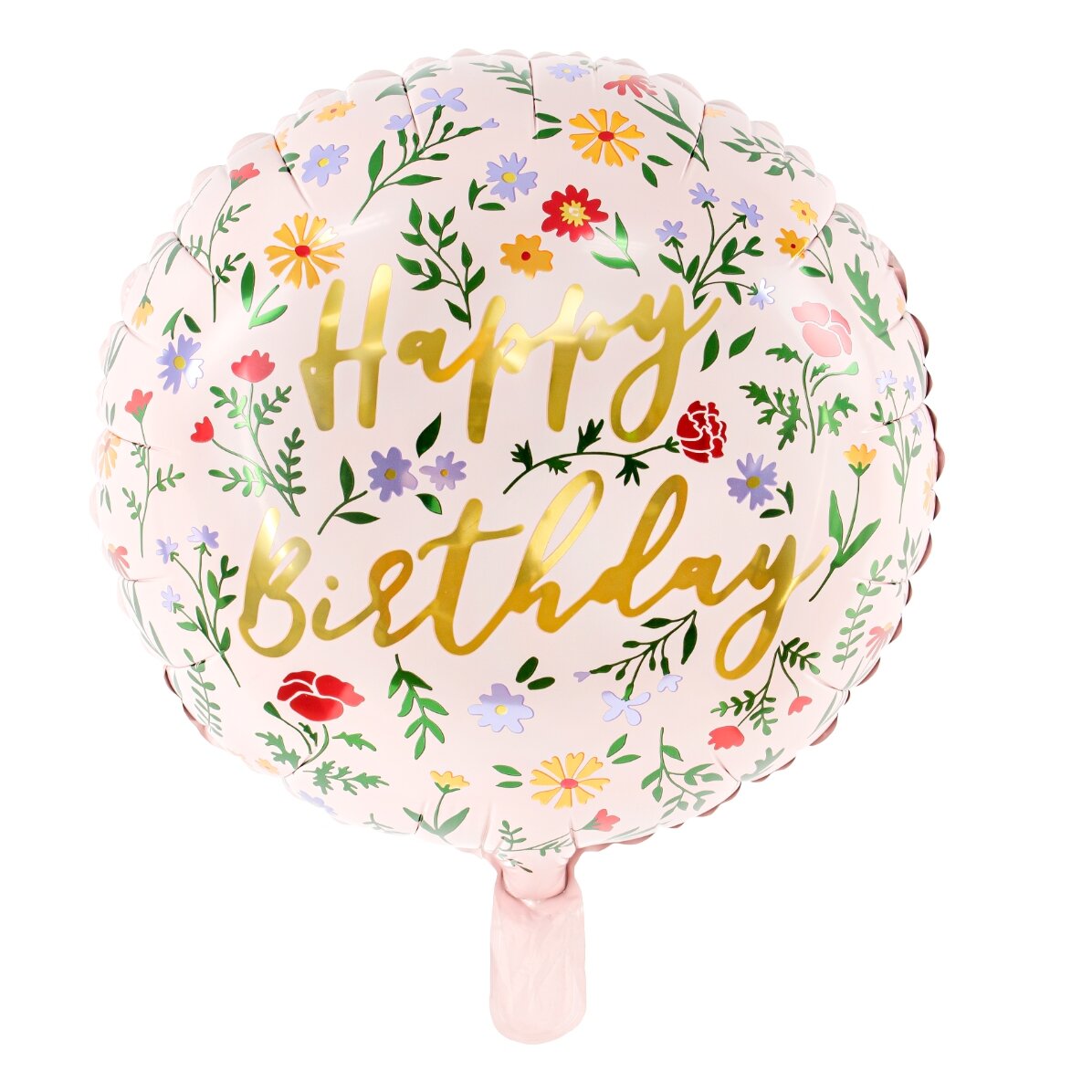Balon - Happy Birthday Flowers
