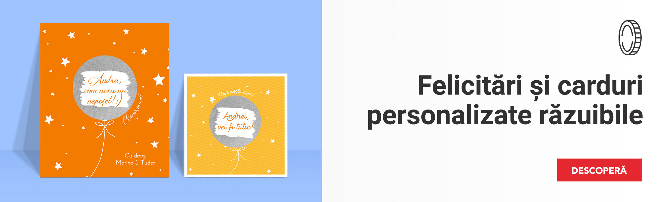 Ésszerű, személyre szabott üdvözlőkártyák és kártyák