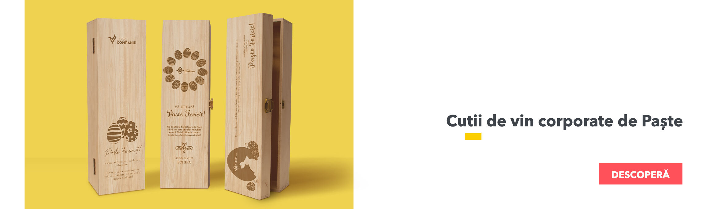 Vállalati borosdobozok húsvétra