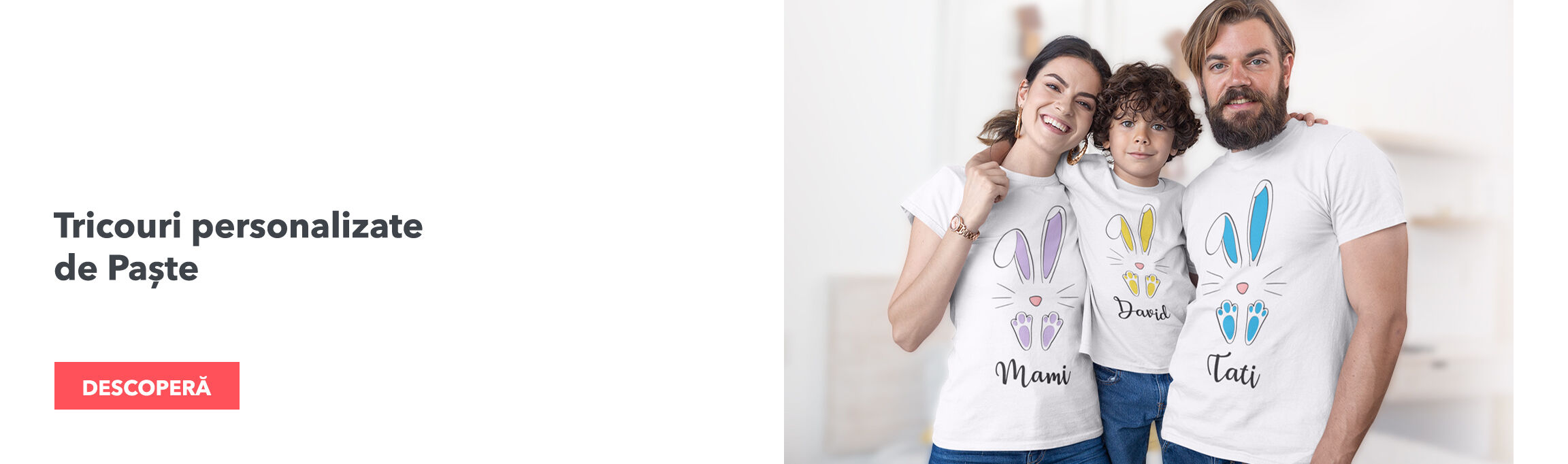 Személyre szabott húsvéti pólók