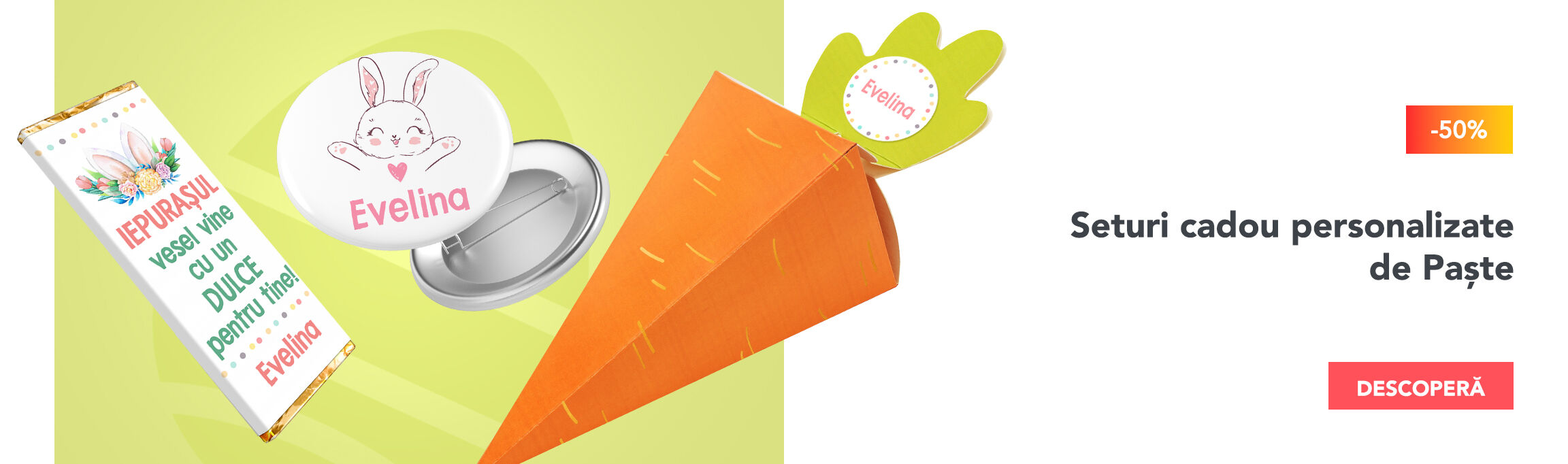 Személyre szabott húsvéti ajándékkészletek