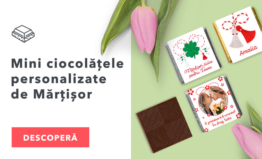 Személyre szabott mini csokoládék