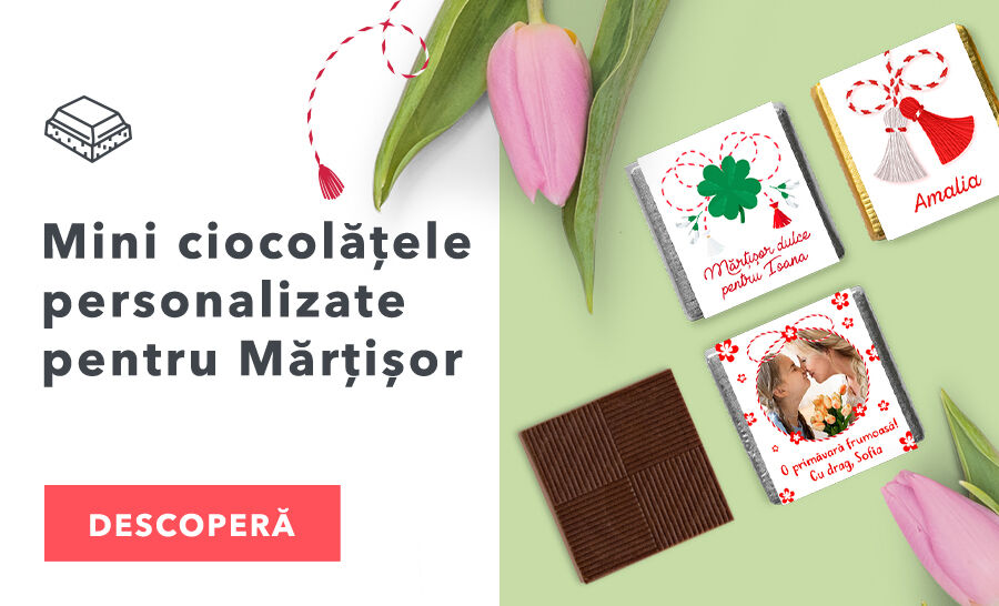 Személyre szabott mini csokoládék