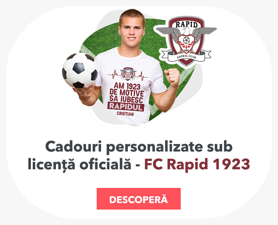 Hivatalos licenc alapján készült személyre szabott ajándékok – FC Rapid 1923 Bukarest