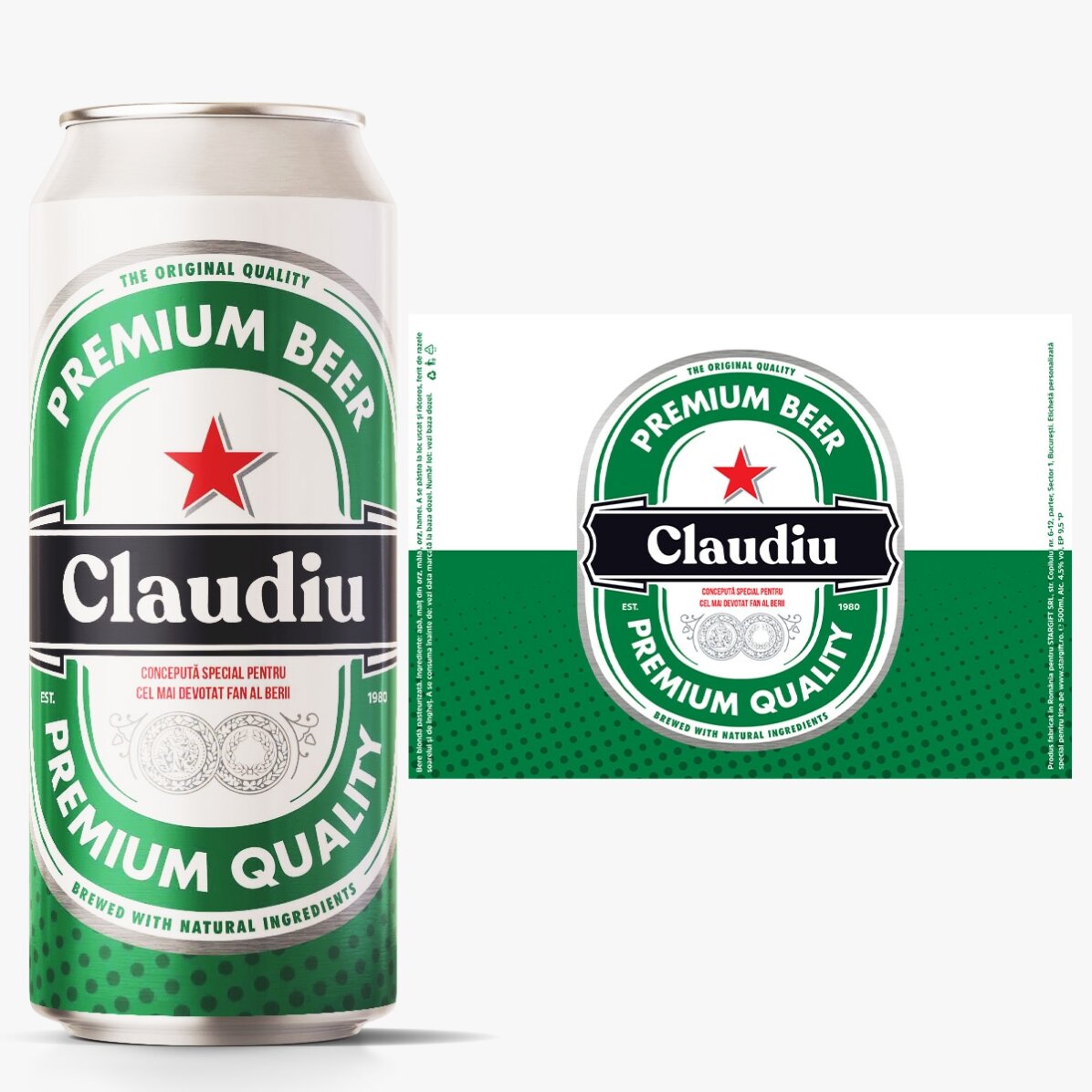 Bere la doză personalizată cu text - Cel mai devotat fan al berii 