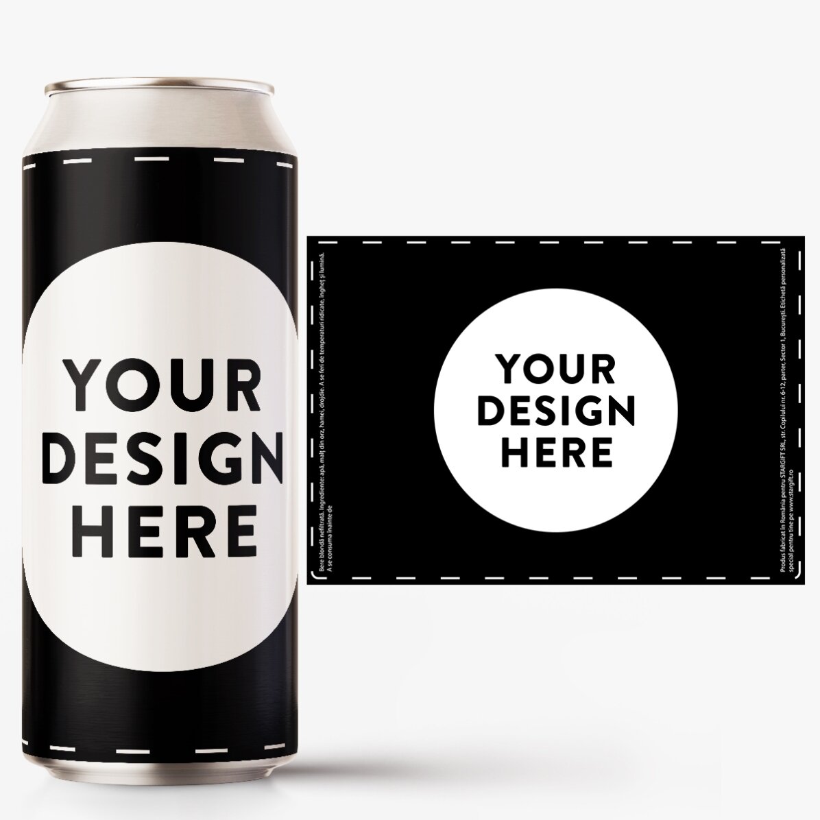 Bere la doză personalizată cu grafica ta