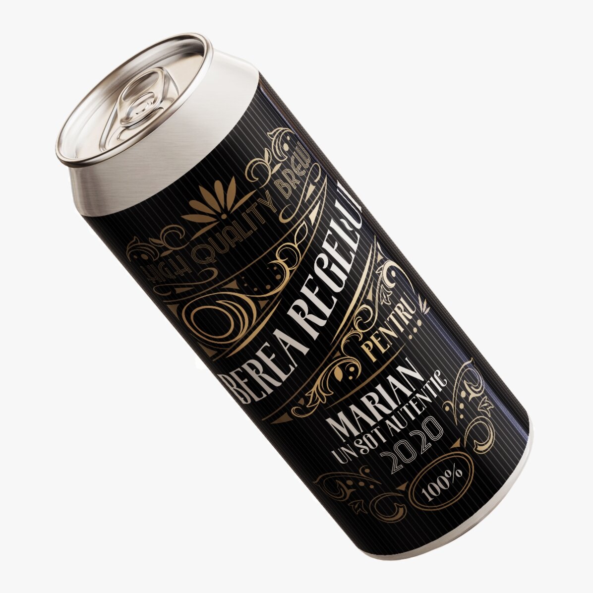 Bere la doză personalizată cu text - Berea Regelui