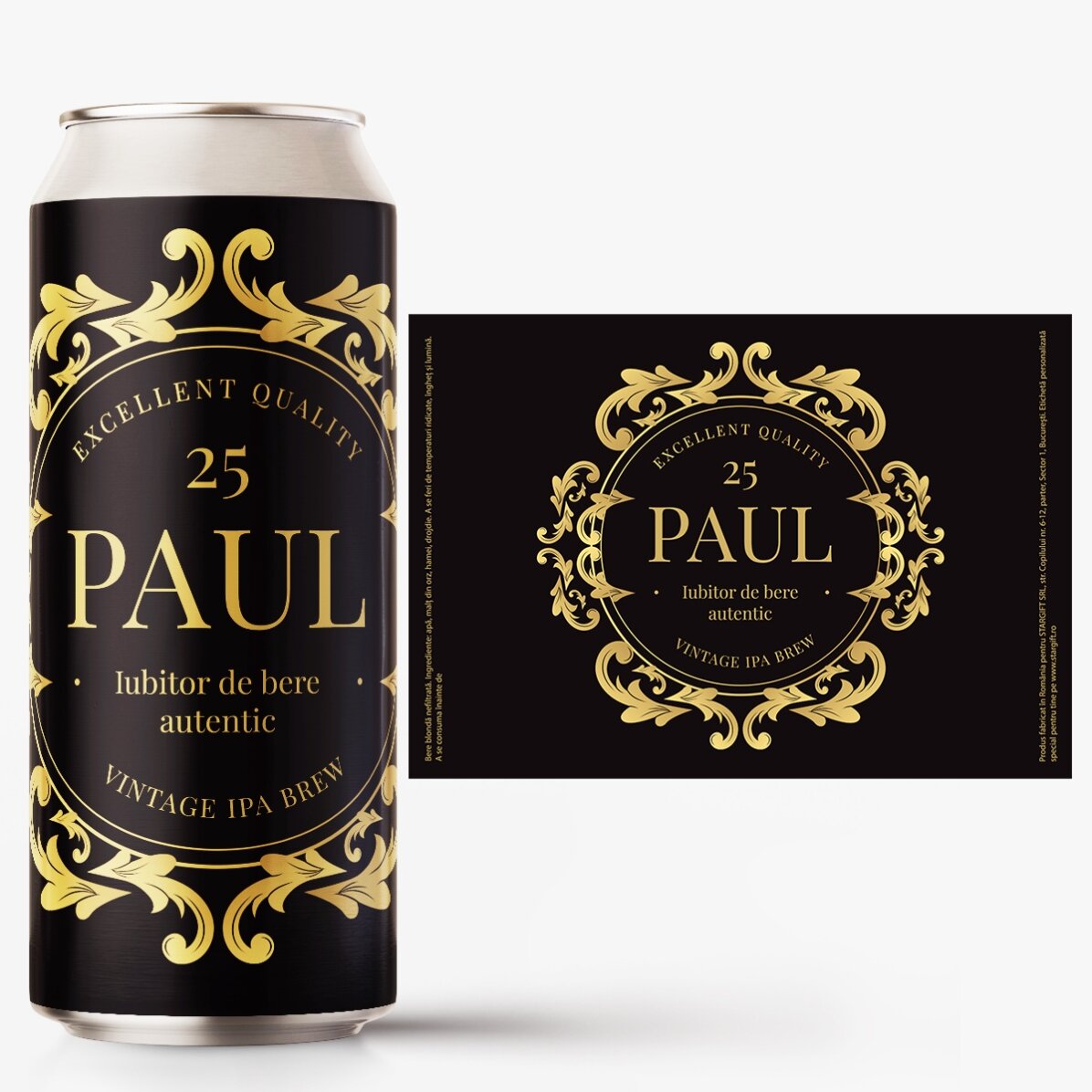 Bere la doză personalizată cu text - Iubitor de bere