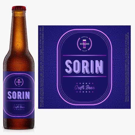 Bere personalizată cu nume 