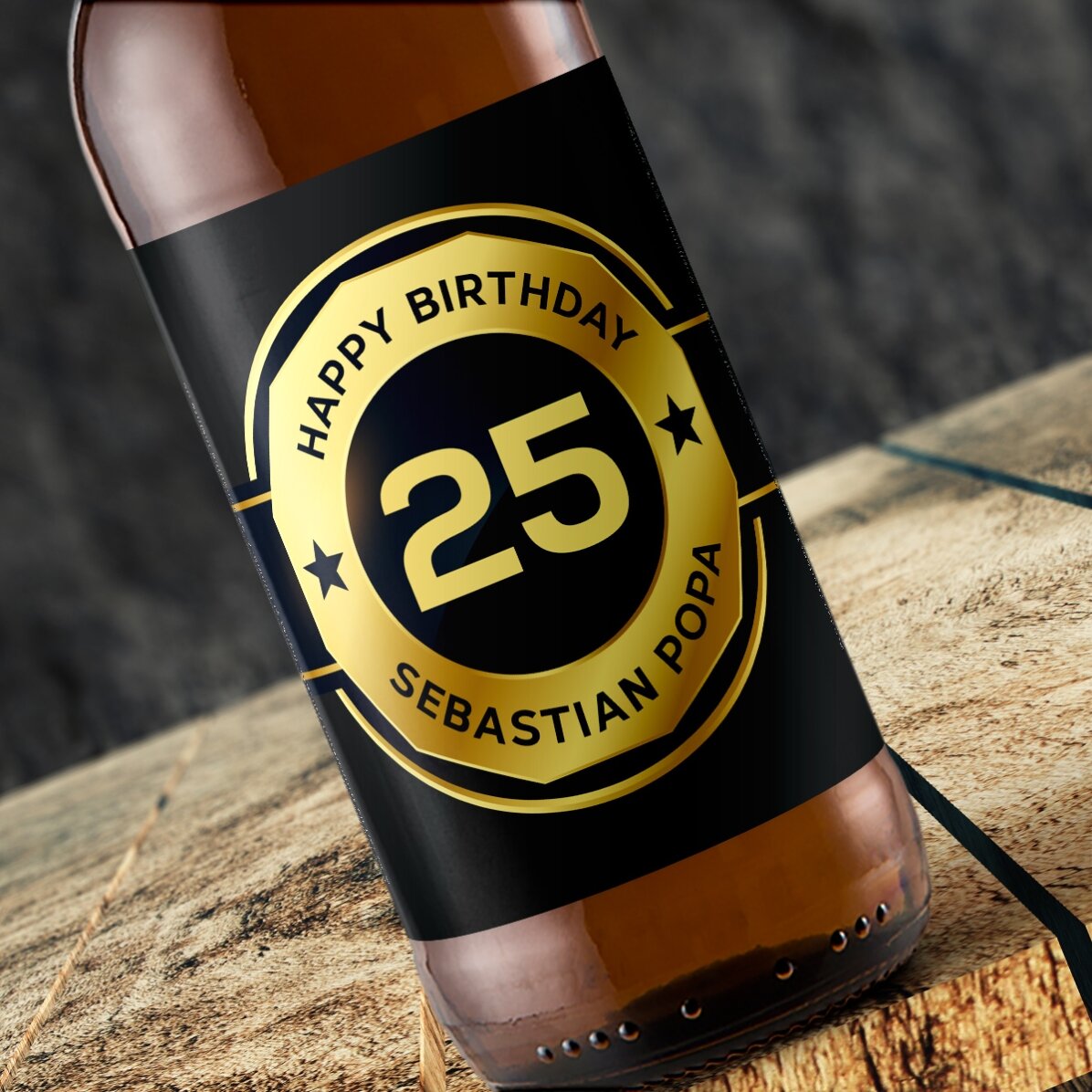 Bere personalizată cu text - Birthday Beer