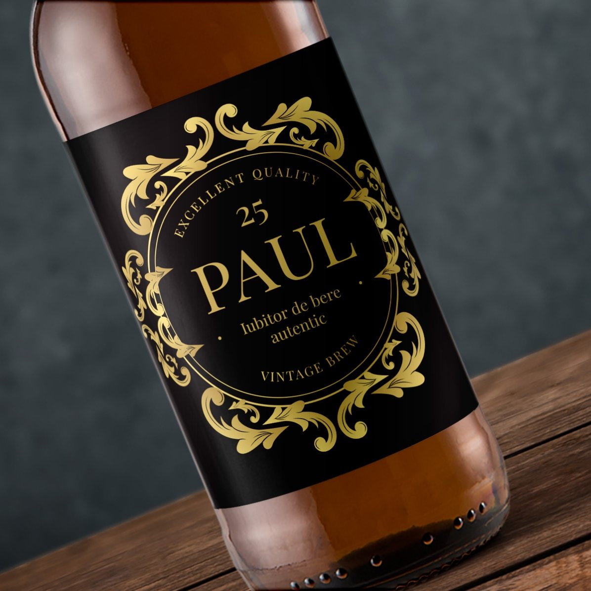 Bere personalizată cu text - Iubitor de bere