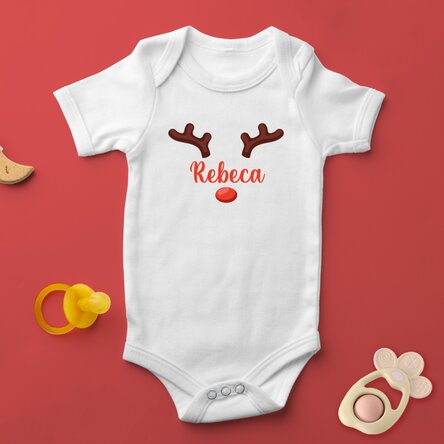 Body pentru copii personalizat cu nume - Ren