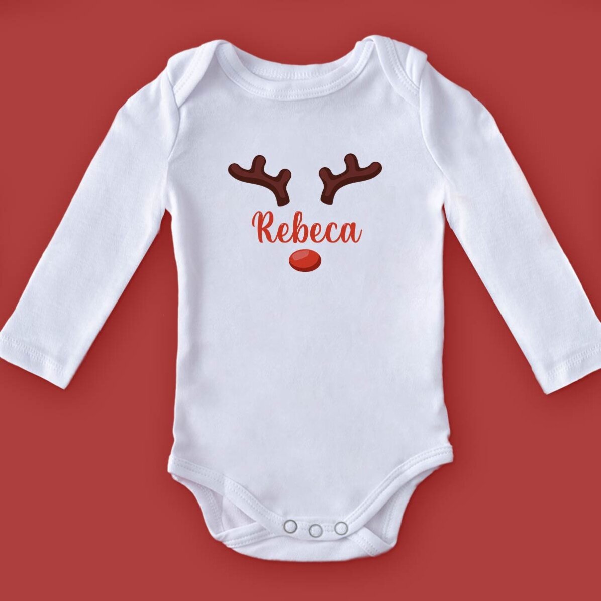 Body pentru copii personalizat cu nume - Ren