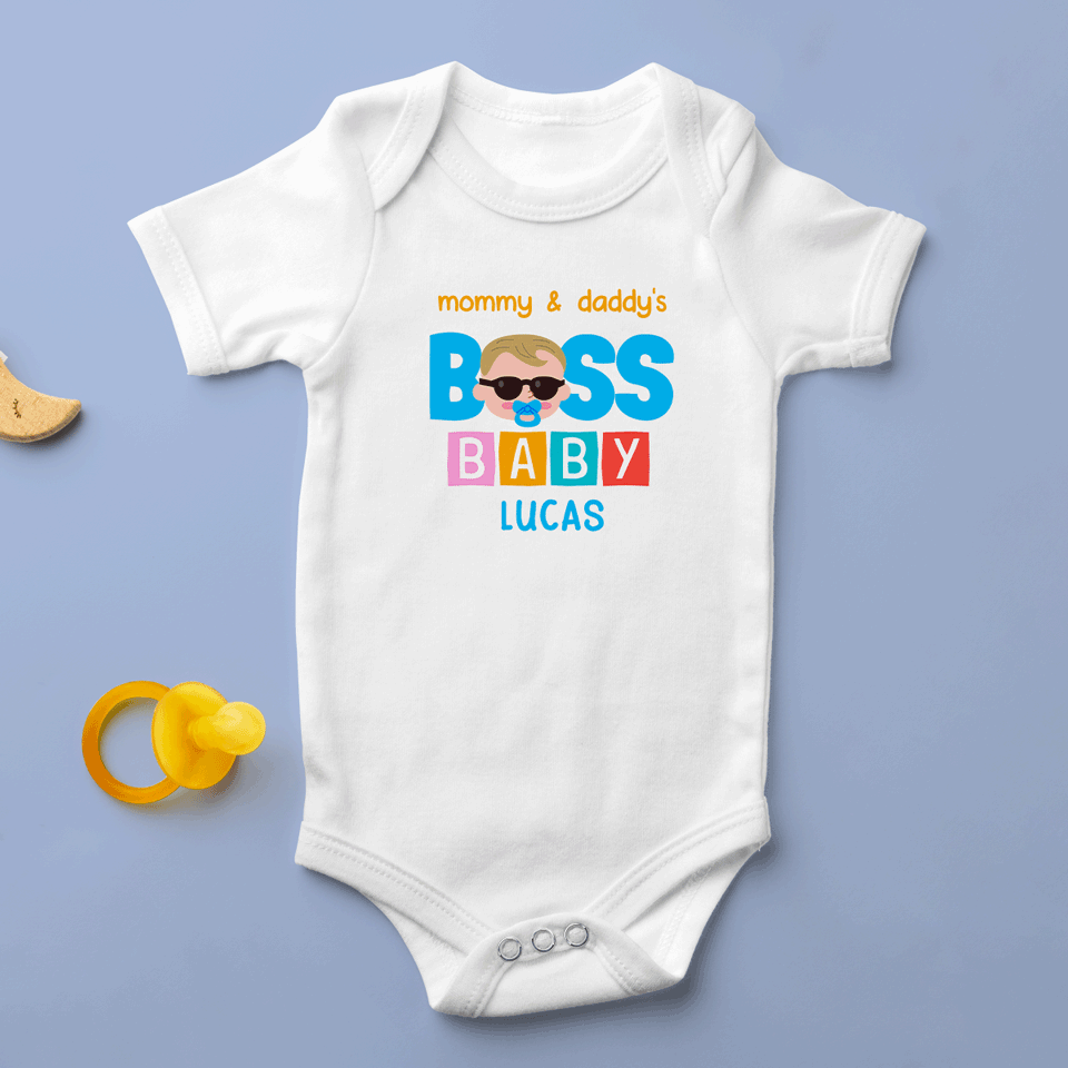 Személyre szabott, felirattal ellátott gyermekbody – Cool baby