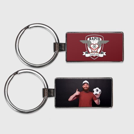 Breloc FC Rapid personalizat cu poză