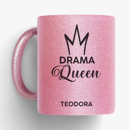 Cană personalizată cu text - Drama Queen