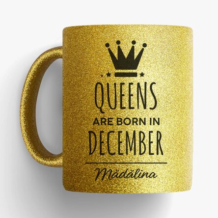 Cană personalizată cu text - Queens