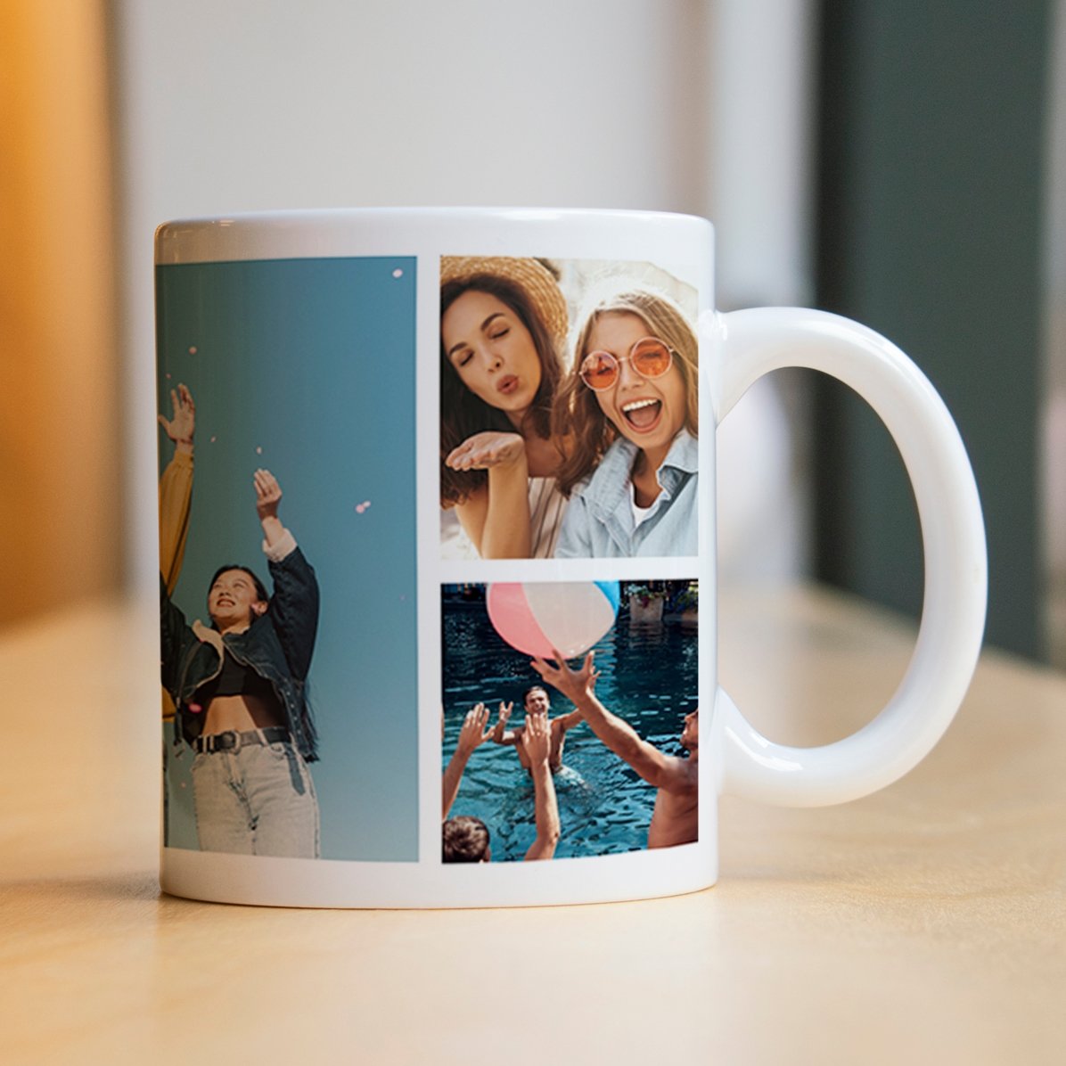 Cană personalizată cu 5 poze