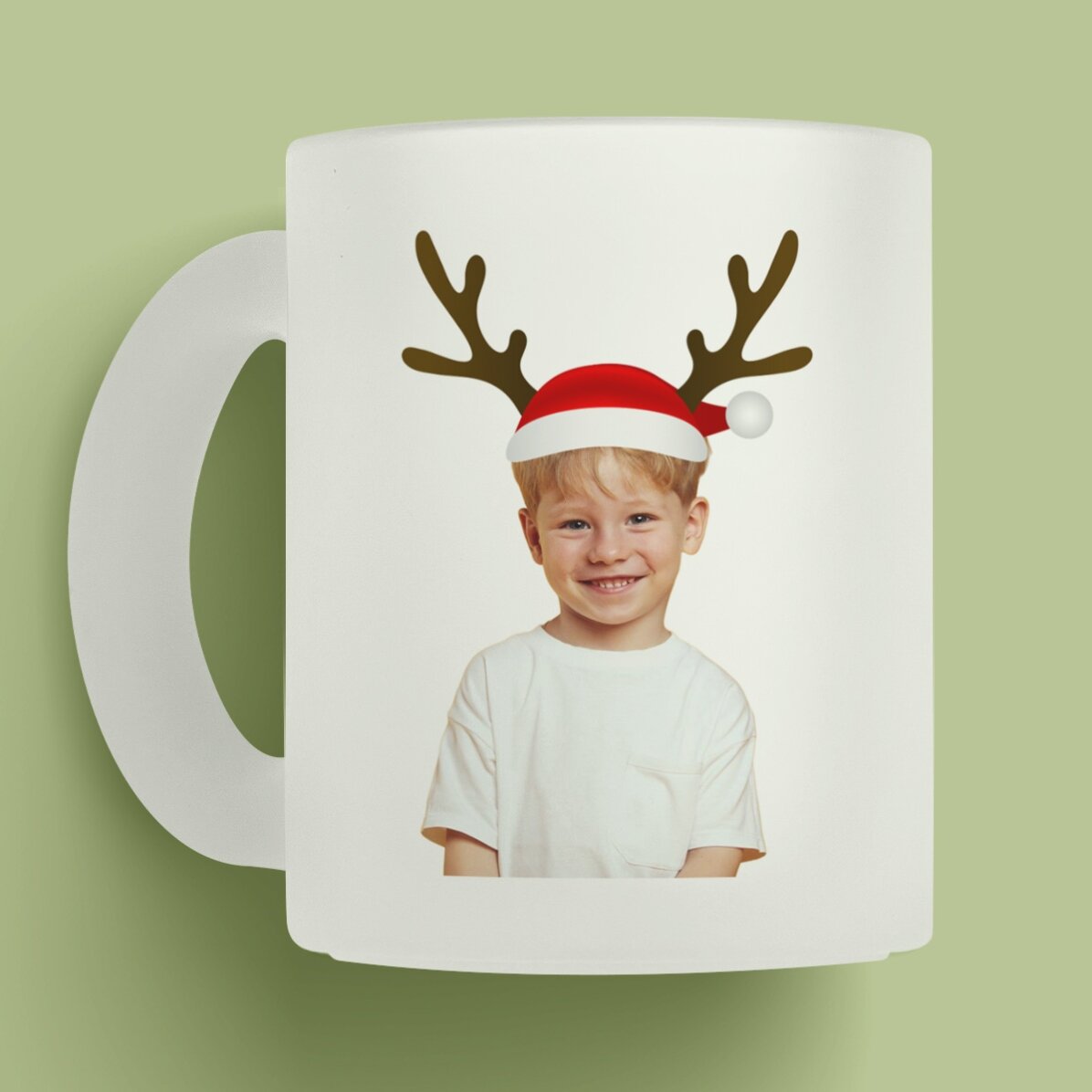 Cană mată personalizată cu poză și mesaj - Ren