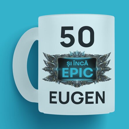 Személyre szabott, szöveggel ellátott születésnapi pohár – Inca Epic