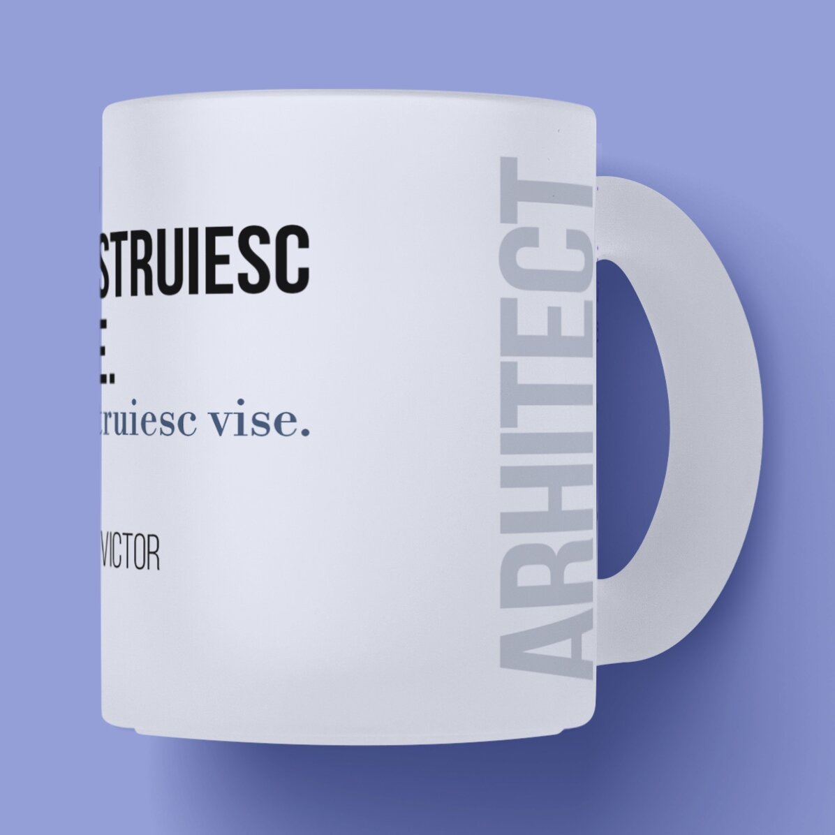 Személyre szabott bögre szöveggel építészeknek