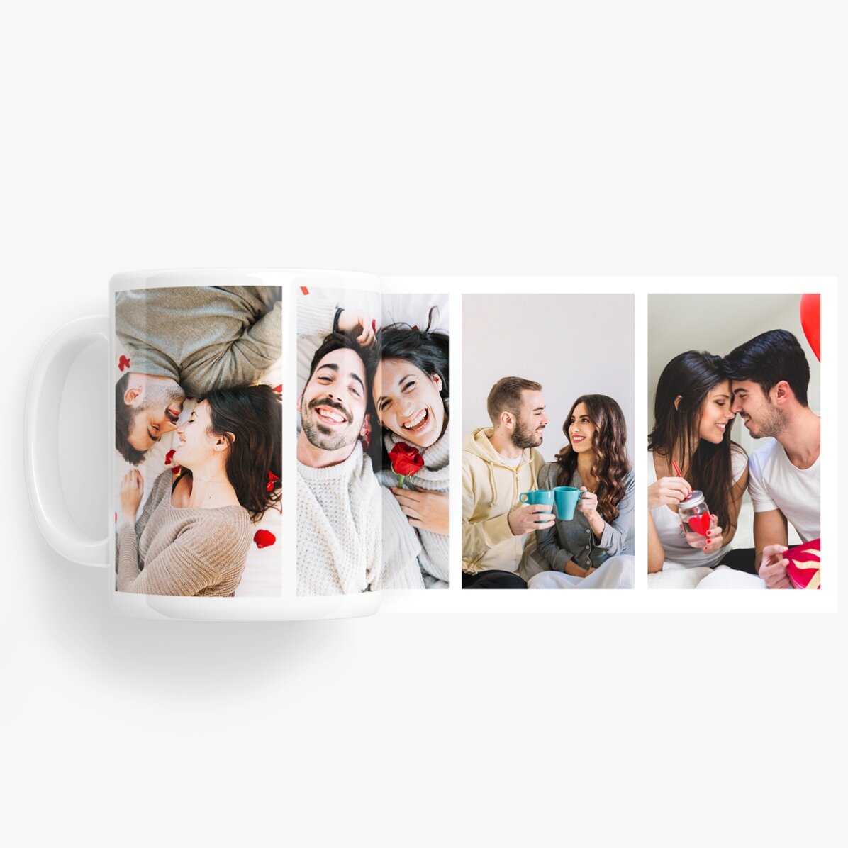 Cană personalizată cu 4 poze