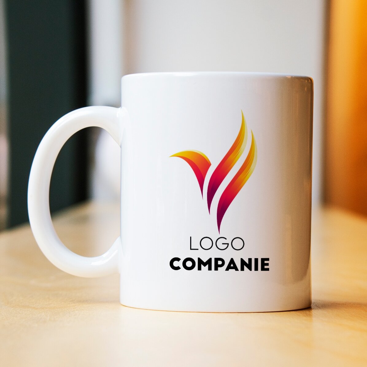 Cană personalizată cu logo și text