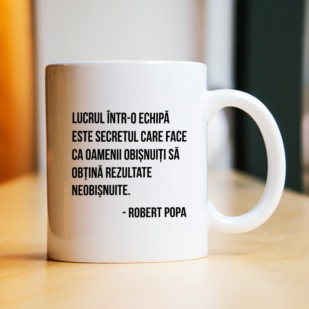 Cană personalizată cu logo și text