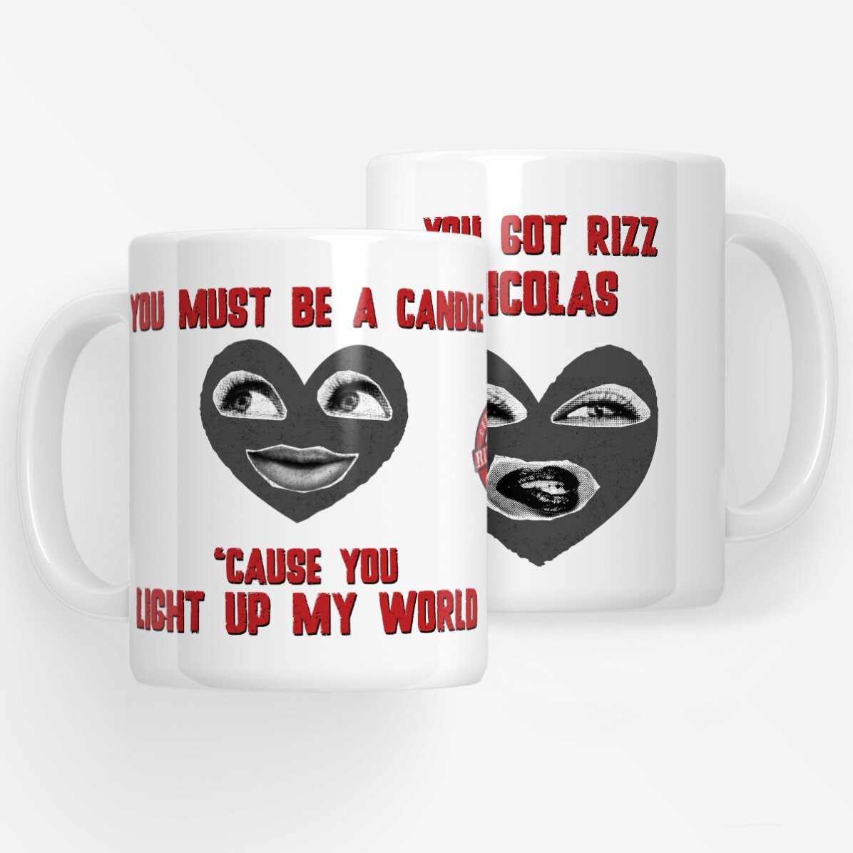 Cană personalizată cu mesaj - Rizzler Boyfriend