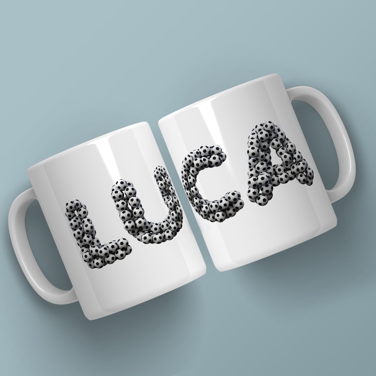 Cană personalizată cu nume - Fotbal