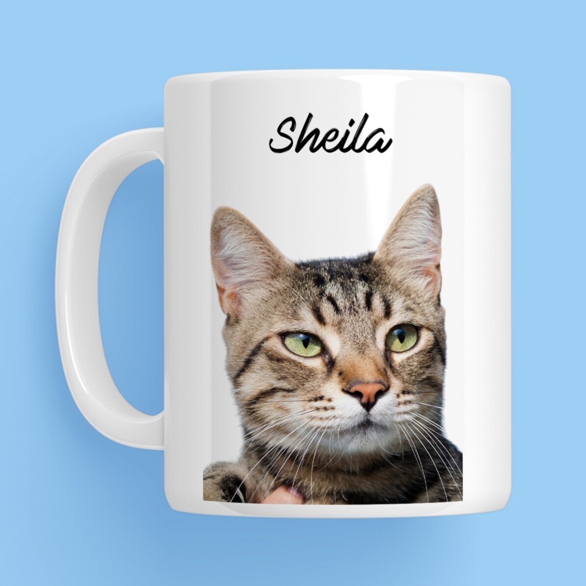 Cană personalizată cu poza și numele animăluțului tău