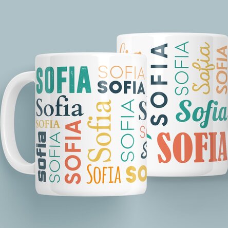 Cană personalizată cu prenumele tău