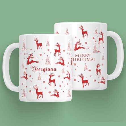 Cană personalizată cu text - Christmas