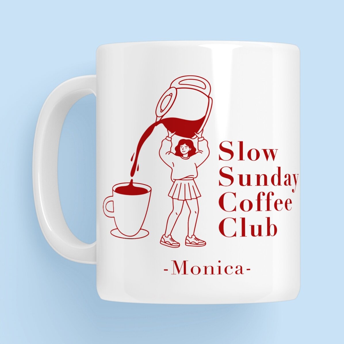 Személyre szabott, feliratos bögre – Coffee Club