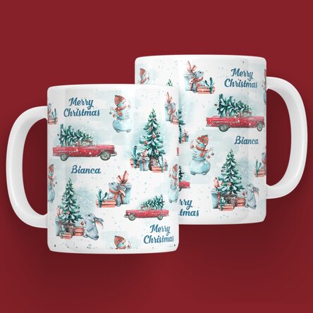 Cană personalizată cu text - Merry Christmas