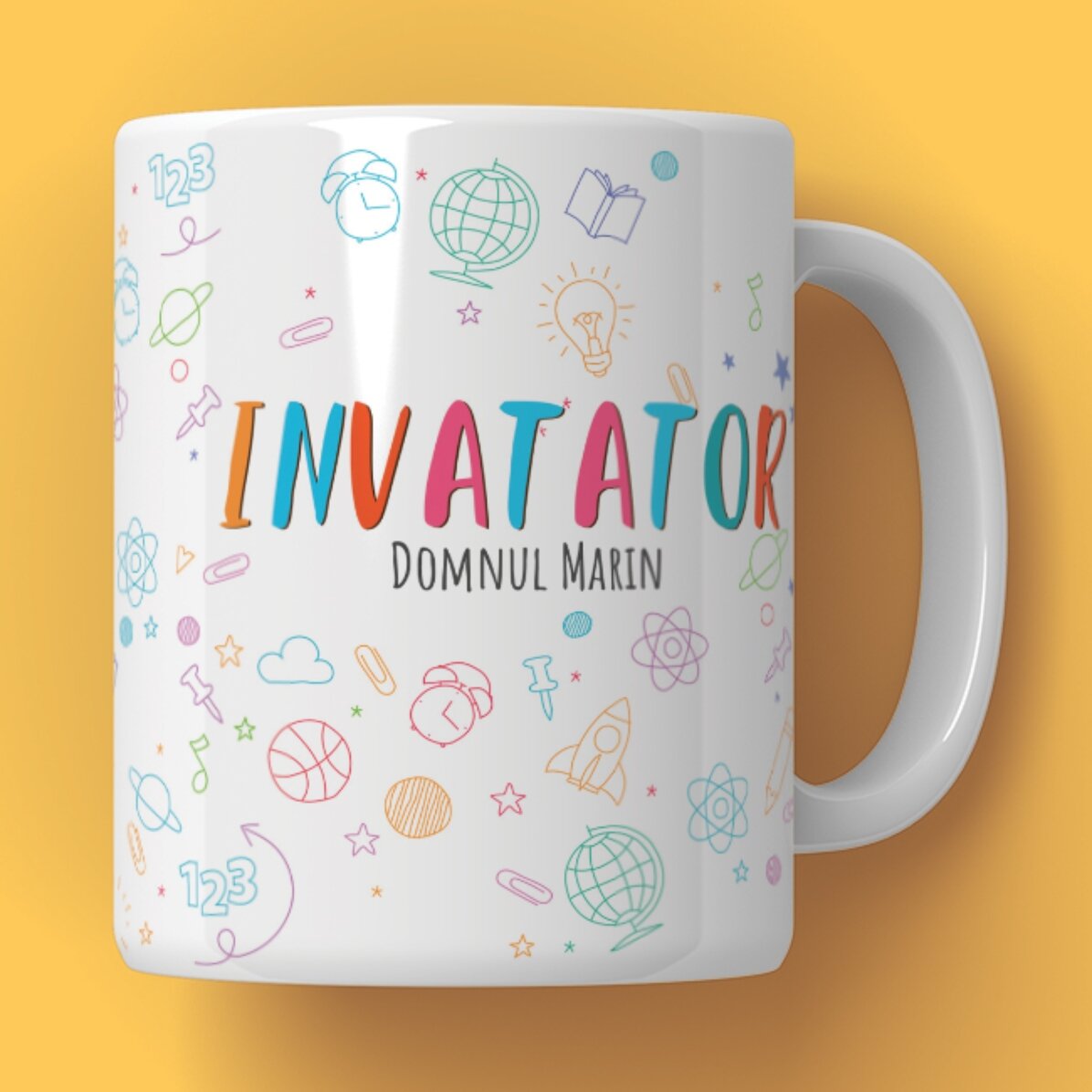 Cană personalizată cu text - Cana Profesorului