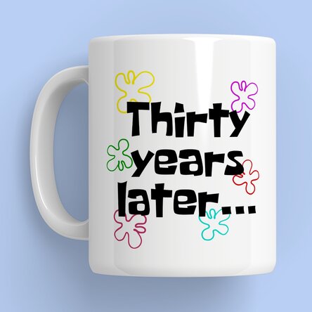 Cană personalizată cu text - Years later...