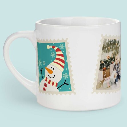 Cană personalizată pentru copii cu o poză - Christmas stamp