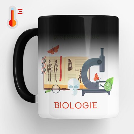 Cană termosensibilă personalizată cu mesaj - Profesor de Biologie