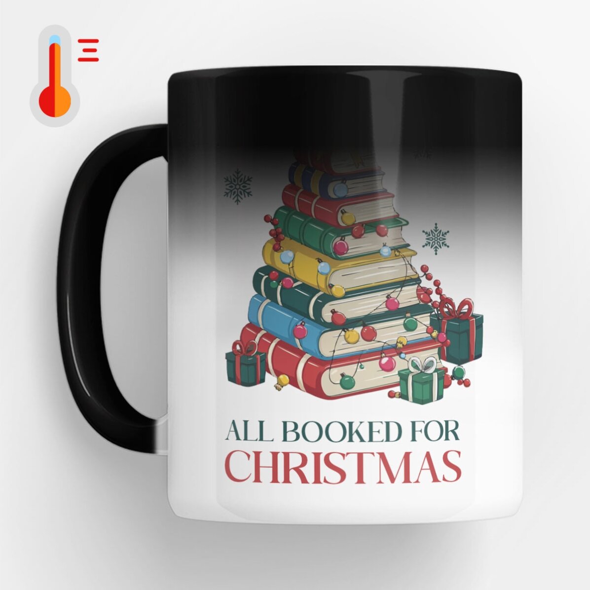 Cană termosensibilă personalizată cu nume și mesaj - Christmas