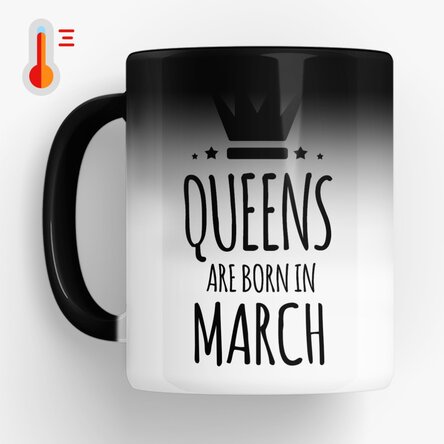 Cană termosensibilă Queens