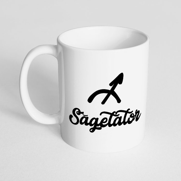 Cană zodiac personalizată cu poză și text - Săgetător